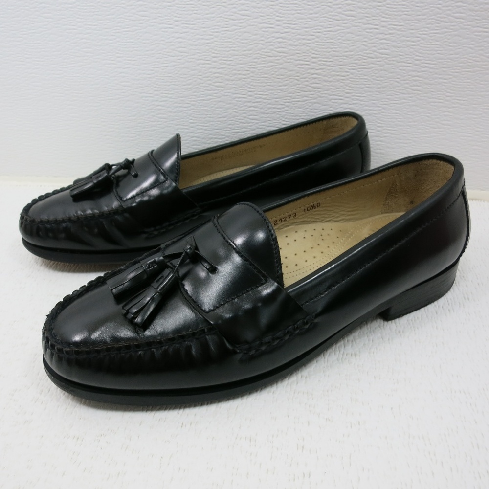 Kirkland Signature Black Leather Loafers 10.5 D